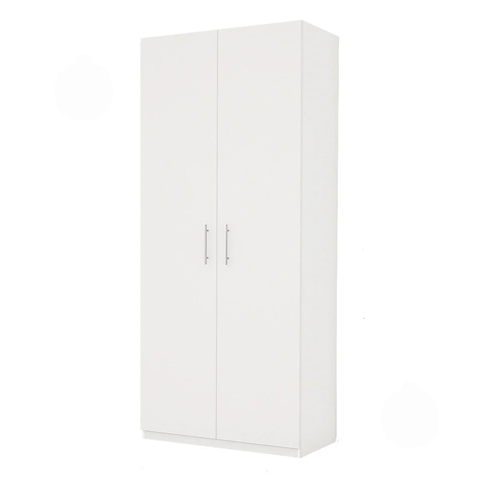 Шафа ROKO розпашна Економ 900х2045х500 Білий + Консоль (2 шт.)